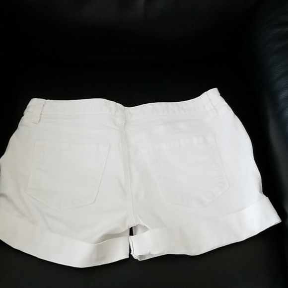 Loft white cuffed denim shorts - Picture 3 of 4